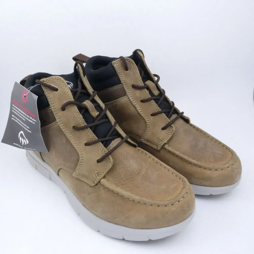 WOLVERINE Men's US Size 10 Karlin Moc Toe Mid Fashion Boot Leather NWOB